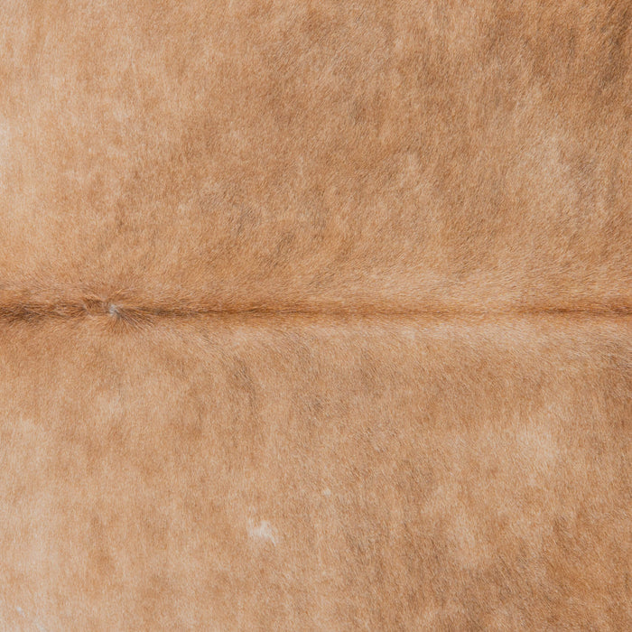 Brazilian Beige Cowhide Rug Size 7'10" L x 6'10" W 3774