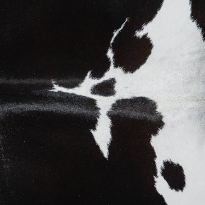 Brazilian Black and White Cowhide Rug Size 8'4" L x 6'6" W 3776