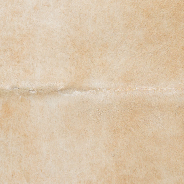 Brazilian Beige Cowhide Rug Size 7'3" L x 6'1" W 3781