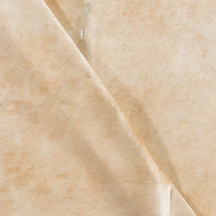 Brazilian Beige Cowhide Rug Size 7'3" L x 6'1" W 3781
