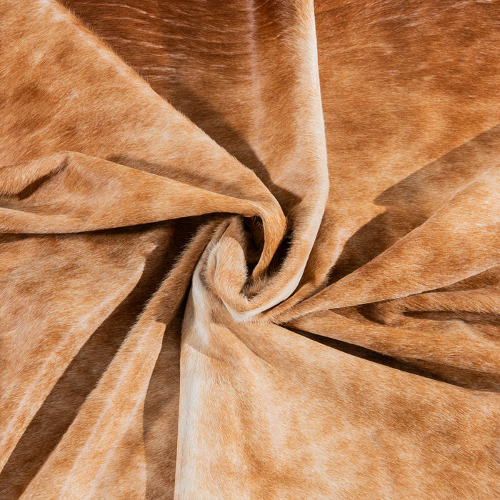 Brazilian Beige Cowhide Rug Size 8'2" L x 7'5" W 3788