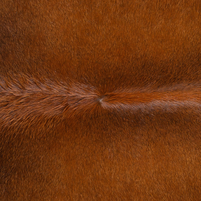 Brazilian Mahogany Cowhide Rug Size 7'11" L x 7'2" W 3795