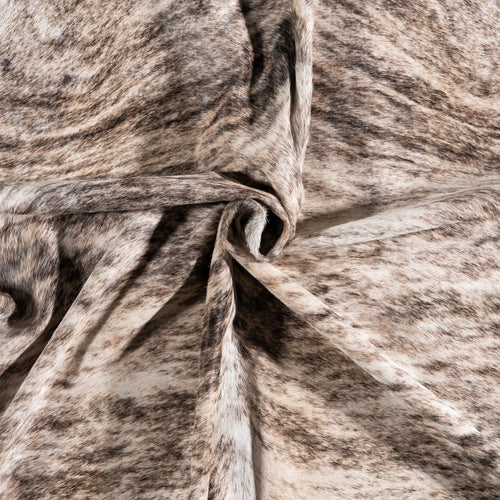 Brazilian Light Grey Brindle Cowhide Rug Size 6'9" L x 5'2" W 6140