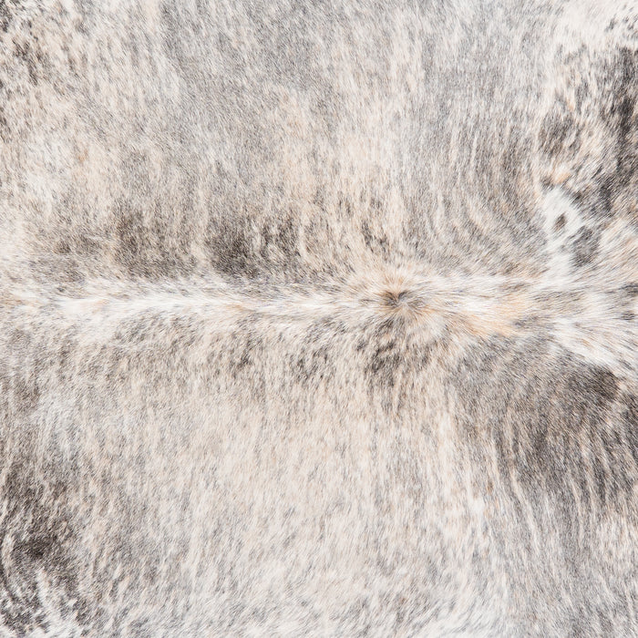 Brazilian Light Grey Brindle Cowhide Rug Size 6'10" L x 6'6" W 6143