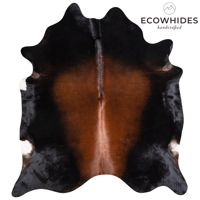 Brazilian Mahogany Cowhide Rug Size 6'11" L x 6'3" W 5817