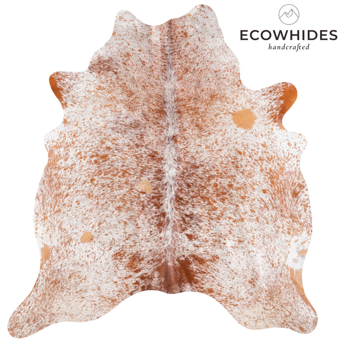 Brazilian Brown Salt and Pepper Cowhide Rug Size 6'6" L x 6'1" W 5872