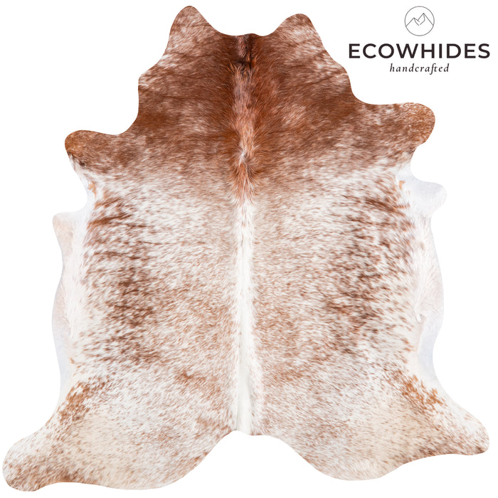 Brazilian Brown Salt and Pepper Cowhide Rug Size 6'4" L x 6'6" W 5877