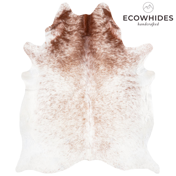 Brazilian Brown Salt and Pepper Cowhide Rug Size 6'11" L x 5'9" W 5883