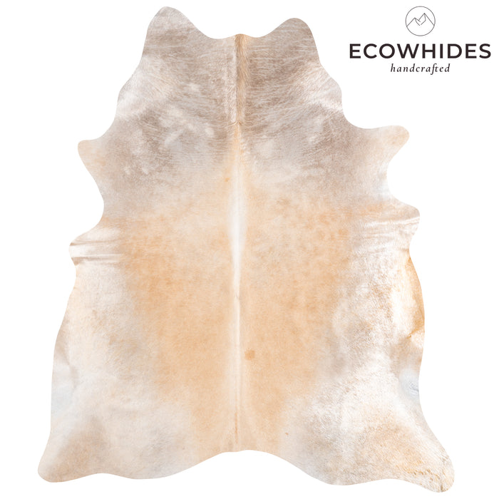 Brazilian Grey Palomino Cowhide Rug Size 7'8" L x 6'6" W 5889