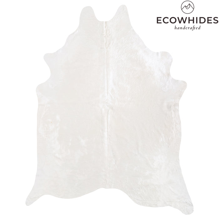 Brazilian White Cowhide Rug Size 8'5" L x 6'10" W 6030
