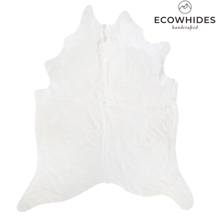 Brazilian White Cowhide Rug Size 8'7" L x 7'5" W 6032