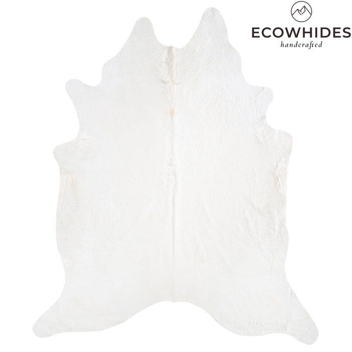 Brazilian White Cowhide Rug Size 8'6" L x 7'2" W 6046
