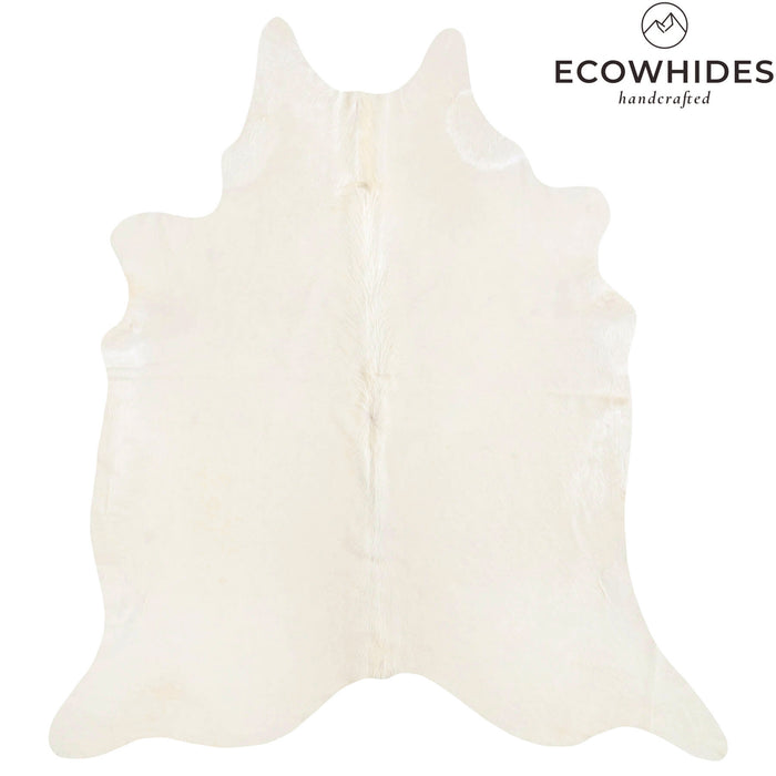 Brazilian Off White Cowhide Rug Size 7'10" L x 7'1" W 6047