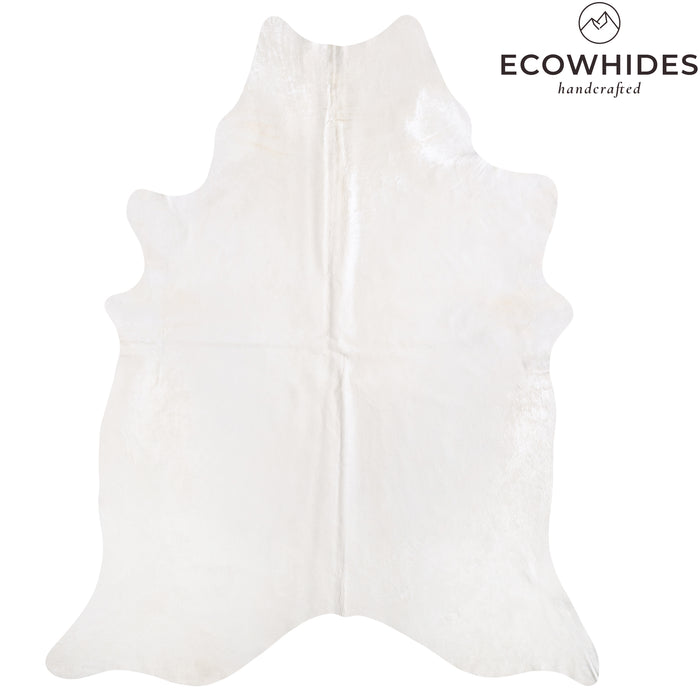 Brazilian White Cowhide Rug Size 8'0" L x 6'5" W 6054