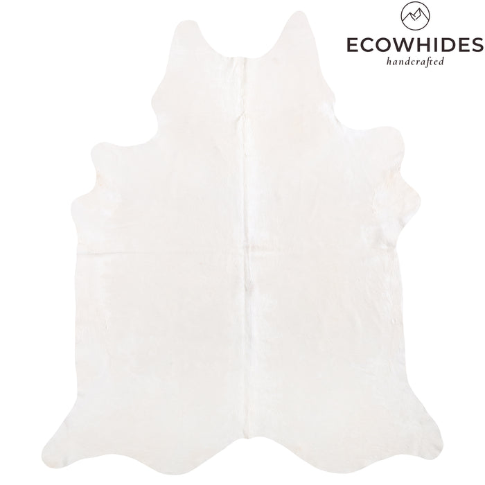 Brazilian White Cowhide Rug Size 8'1" L x 7'0" W 6058