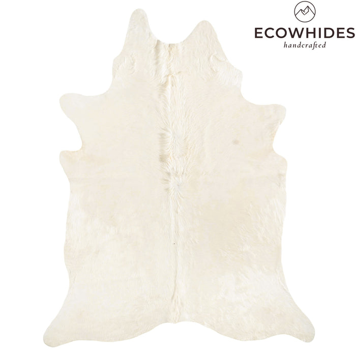 Brazilian Off White Cowhide Rug Size 7'11" L x 6'1" W 6059
