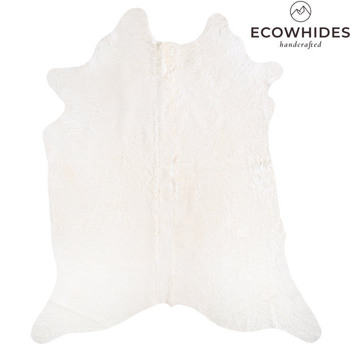Brazilian White Cowhide Rug Size 8'5" L x 6'11" W 6060
