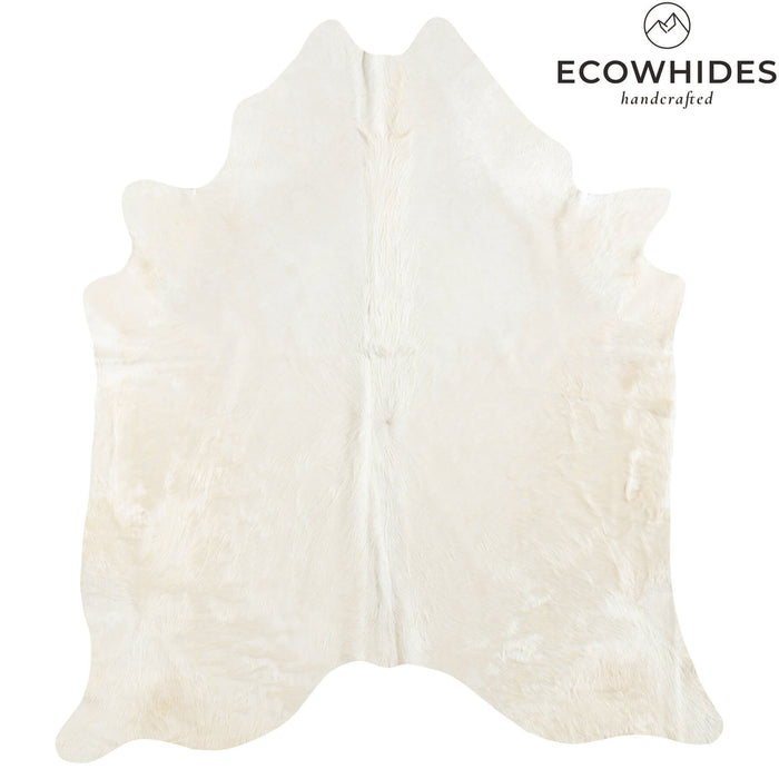 Brazilian Off White Cowhide Rug Size 7'5" L x 6'6" W 6064