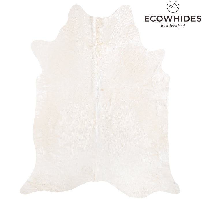 Brazilian White Cowhide Rug Size 8'2" L x 6'10" W 6066