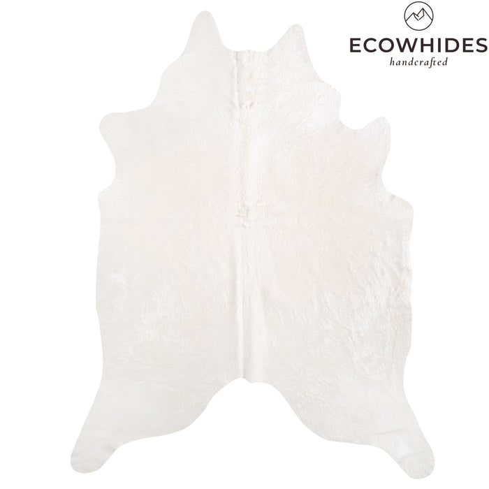 Brazilian White Cowhide Rug Size 8'6" L x 6'7" W 6071