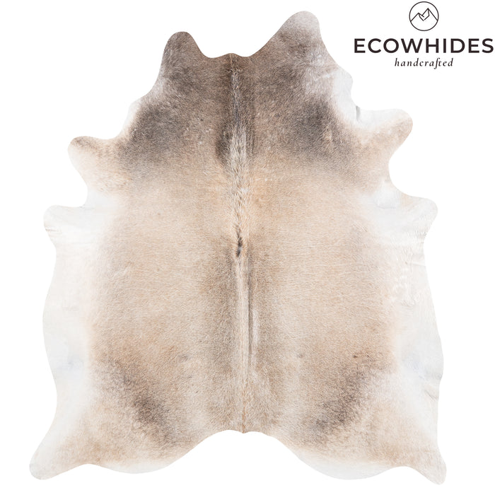 Brazilian Grey Palomino Cowhide Rug Size 7'9" L x 6'10" W 6121