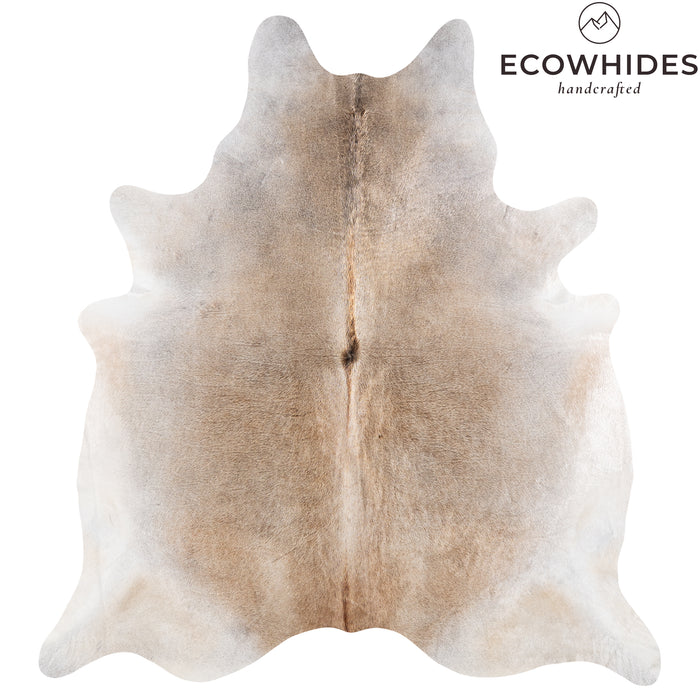 Brazilian Grey Palomino Cowhide Rug Size 8'3" L x 7'6" W 6129