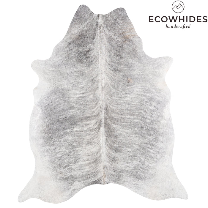 Brazilian Light Grey Brindle Cowhide Rug Size 7'1" L x 6'0" W 6149