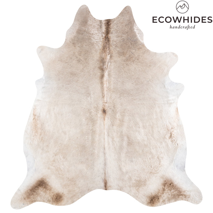 Brazilian Champagne Cowhide Rug Size 7'9" L x 7'4" W 6185