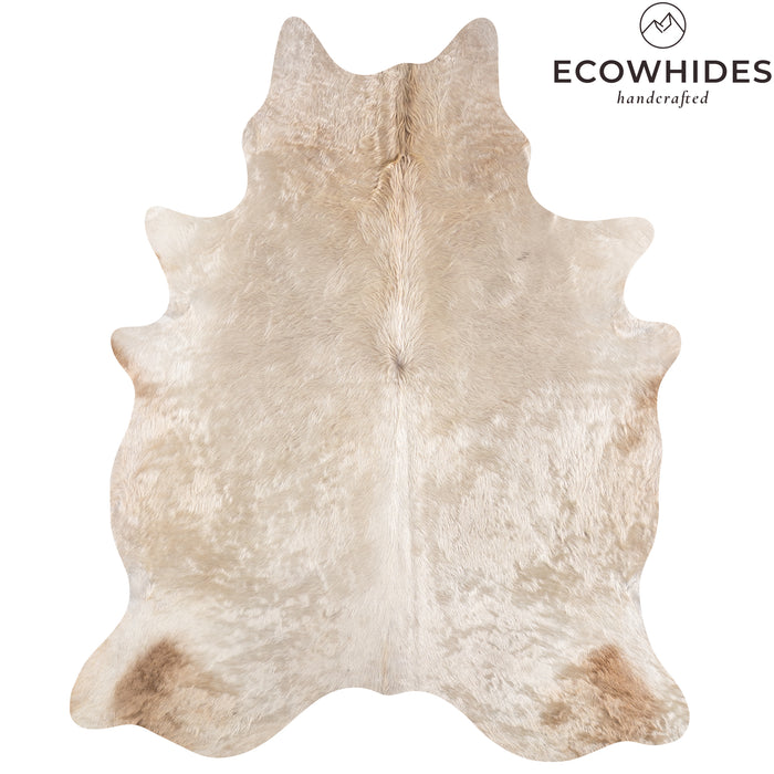 Brazilian Champagne Cowhide Rug Size 8'1" L x 6'8" W 6186