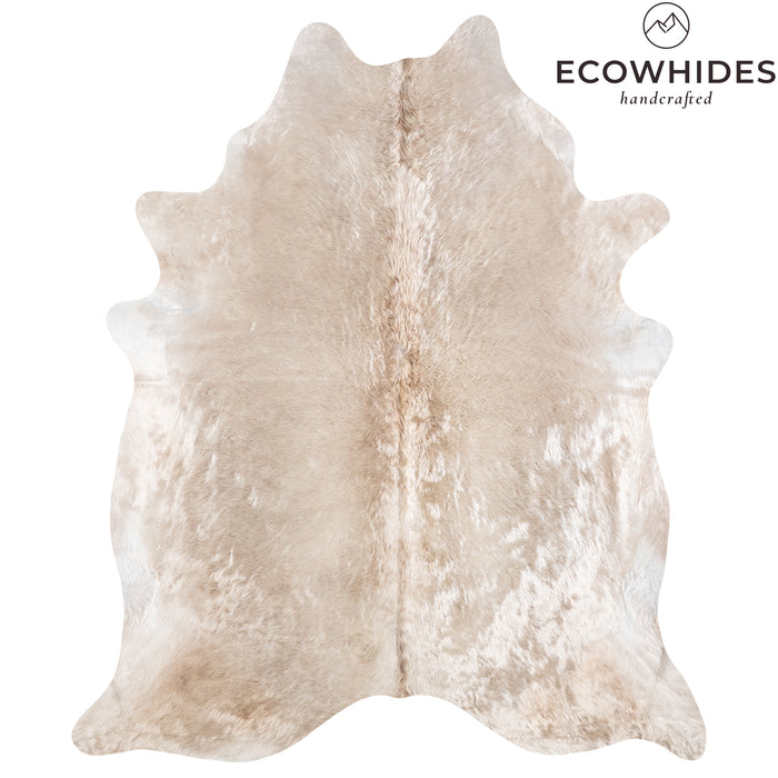 Brazilian Champagne Cowhide Rug Size 8'7" L x 7'4" W 6187