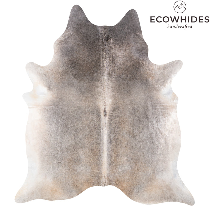 Brazilian Grey Palomino Cowhide Rug Size 8'4" L x 7'6" W 6191
