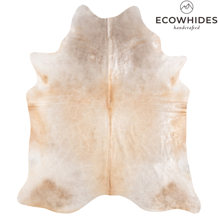Brazilian Champagne Cowhide Rug Size 7'9" L x 6'10" W 6198