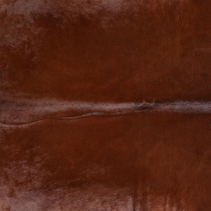 Brazilian Brown Cowhide Rug Size 7'0" L x 6'3" W 6163