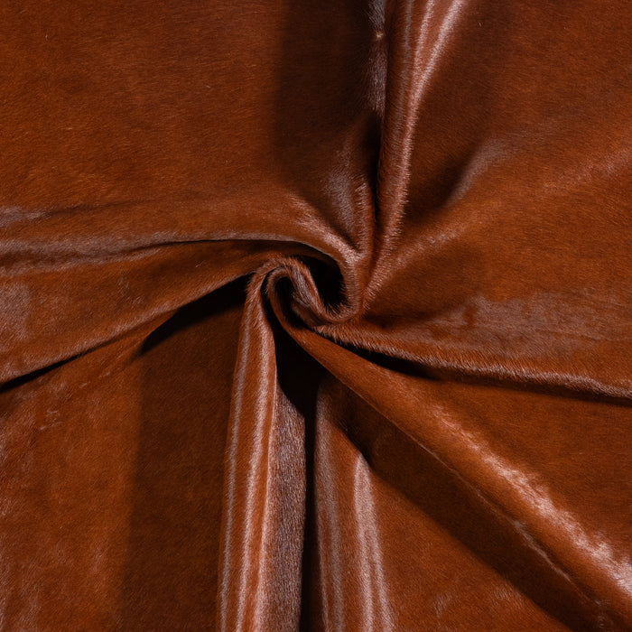 Brazilian Brown Cowhide Rug Size 6'9" L x 5'5" W 6165