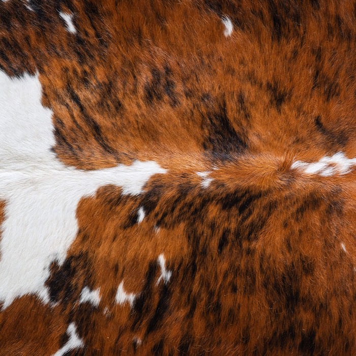 Tricolor Cowhide Rug Size 7'3" L x 6'4" W 6542