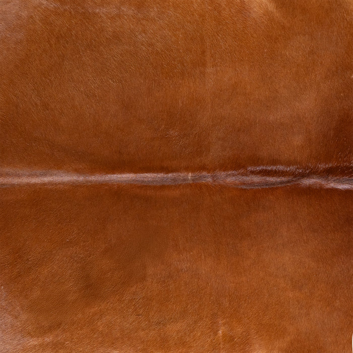 Brazilian Brown Cowhide Rug Size 6'9" L x 6'9" W 6166
