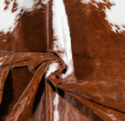 Brazilian Hereford Cowhide Rug Size 7'10" L x 6'5" W 6702