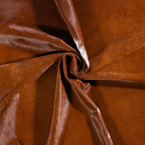 Brazilian Hereford Cowhide Rug Size 8'6" L x 7'3" W 6715