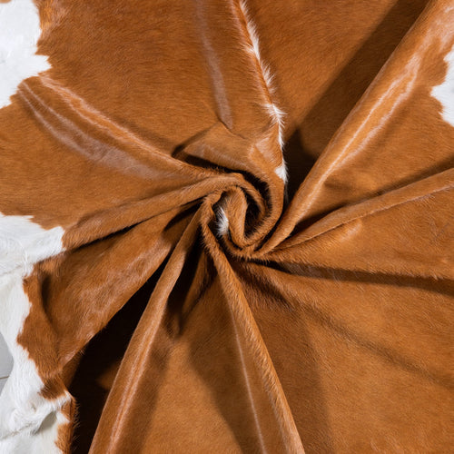 Brazilian Hereford Cowhide Rug Size 7'11" L x 7'2" W 6716