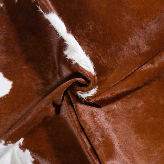 Brazilian Hereford Cowhide Rug Size 7'7" L x 6'9" W 6718