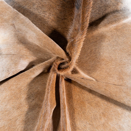 Brazilian Grey Palomino Cowhide Rug Size 7'5" L x 6'7" W 6917