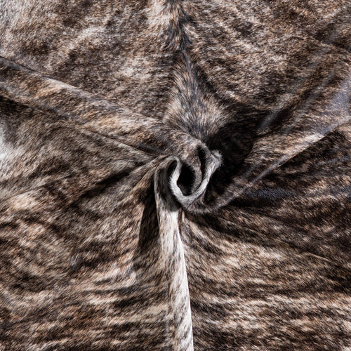 Brazilian Brindle White Belly Cowhide Rug Size 7'5" L x 6'8" W 6946