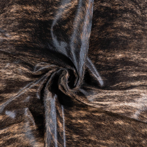 Brazilian Brindle Cowhide Rug Size 6'11" L x 5'7" W 6999