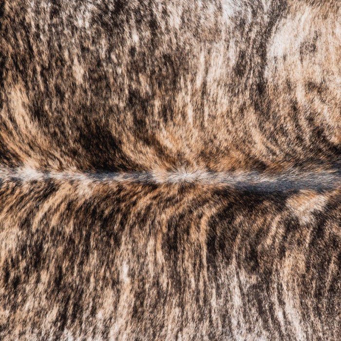 Brazilian Brindle Cowhide Rug Size 6'9" L x 5'1" W 7000