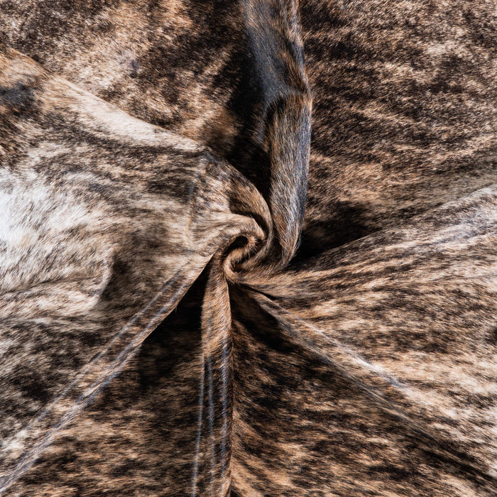 Brazilian Brindle Cowhide Rug Size 6'9" L x 5'1" W 7000