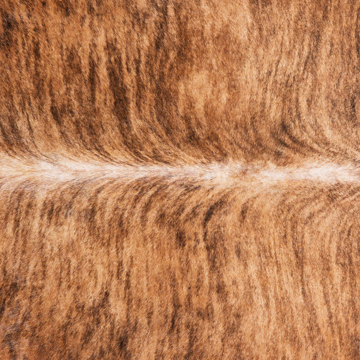 Brazilian Brindle Cowhide Rug Size 5'10" L x 5'4" W 7013