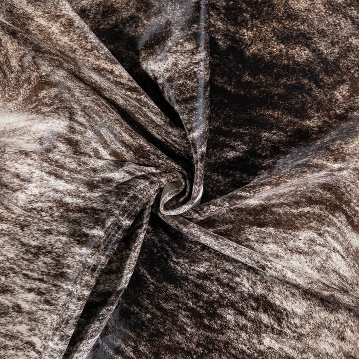 Brazilian Brindle Cowhide Rug Size 7'0" L x 6'4" W 7043