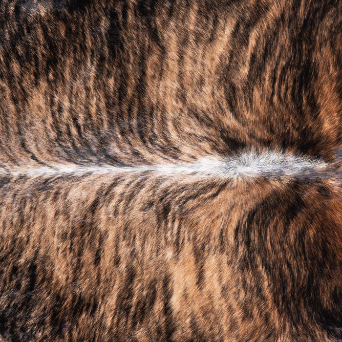 Brazilian Brindle Cowhide Rug Size 6'10" L x 6'4" W 7062