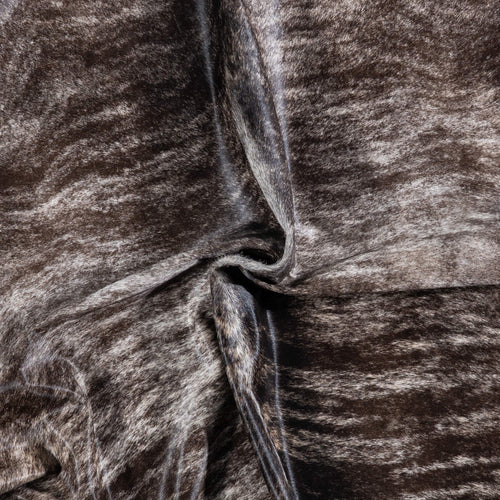 Brazilian Light Grey Brindle Cowhide Rug Size 7'3" L x 7'3" W 7069