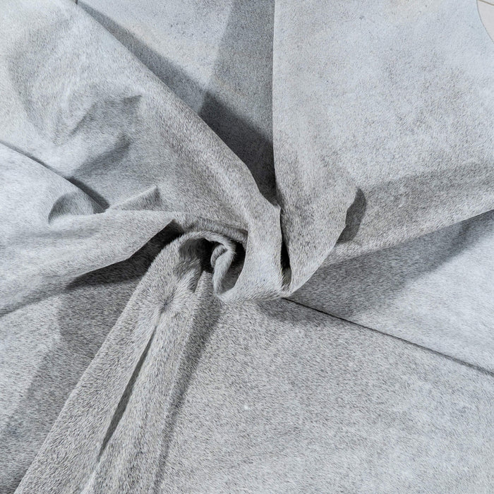 Brazilian Grey Cowhide Rug Size 7'10" L x 7'3" W 7111